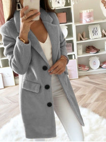 Blazer Feminino Alongado Premium com Botões | Bella Stilo