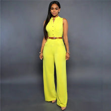 Macacão Feminino Pantalona Cintura Alta com Amarração | Bella Stilo