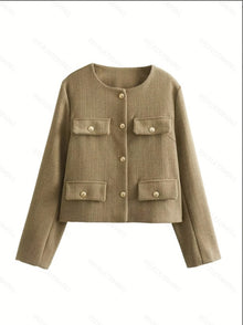 Jaqueta Feminina Preta Premium Elegante | Bella Stilo