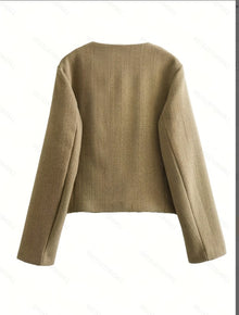Jaqueta Feminina Preta Premium Elegante | Bella Stilo